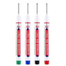 Deep Hole Long Nib Marker Set 4 Piece Waterproof Marking Pens For Metal Woodworking Bathroom DIY 12
