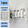 No Drill Bathroom Shower Shelf Wall Mounted Aluminum Shampoo Bottle Holder Corner Storage Rack For  14