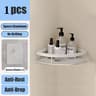 No Drill Bathroom Shower Shelf Wall Mounted Aluminum Shampoo Bottle Holder Corner Storage Rack For  20