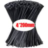 SelfLocking Nylon Cable Ties 100500pcs Adjustable Zip Ties For Home Office  Wire Management 8