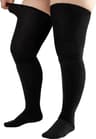 Fashion Plus Size Over Knee Socks For Women Solid Knee High Warmers Stretchy MultiColor 6