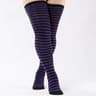 Fashion Plus Size Over Knee Socks For Women Solid Knee High Warmers Stretchy MultiColor 12