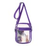 Transparent Clear Crossbody Bag PVC Concert Sports One Shoulder Messenger Bag Adjustable Zipper 7