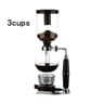 Premium Glass Vacuum Coffee Maker  Tea Siphon Brewer  3 Cup  5 Cup Home Barista System 6