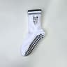 Womens Knitted Embroidered NonSlip Yoga Socks EU 3643  Silicone Grip Pilates  Fitness MidCalf Socks 7