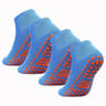 Unisex Silicone NonSlip Grip Trampoline Socks  Cotton Yoga  Pilates Hospital Safety Socks 1 Or 4 Pa 8