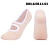 Customized Womens Backless AntiSlip Pilates Socks  Breathable Cotton 5Toe Yoga  Ballet Fitness Grip 22