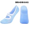 Customized Womens Backless AntiSlip Pilates Socks  Breathable Cotton 5Toe Yoga  Ballet Fitness Grip 24