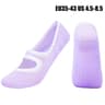Customized Womens Backless AntiSlip Pilates Socks  Breathable Cotton 5Toe Yoga  Ballet Fitness Grip 27