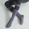 Autumn Winter Womens AntiSlip Cotton Yoga Socks  MidCalf Terry Pilates  Ballet Grip Fitness Socks 8
