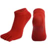 Womens Cotton FiveToe NonSlip Yoga Socks  Breathable QuickDry Pilates  Dance Fitness Grip Socks 11