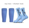 FS AntiSlip Football Socks Set  HighQuality Soccer Grip Socks With Nylon Leg Cover Unisex US 612 9