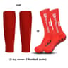 FS AntiSlip Football Socks Set  HighQuality Soccer Grip Socks With Nylon Leg Cover Unisex US 612 12