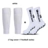 FS AntiSlip Football Socks Set  HighQuality Soccer Grip Socks With Nylon Leg Cover Unisex US 612 13