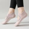 Professional Backless NonSlip Yoga Socks  Silicone Grip Breathable Pilates Fitness Socks For Women 10