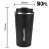 Thermo Cafe Double Wall Stainless Steel Travel Mug  Leakproof Coffee Thermos Cup 9