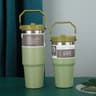 20oz30oz Stainless Steel Thermal Water Bottle With Straw  Vacuum Insulated Car Coffee Tumbler Hot   8