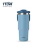 TYESO Large Capacity Stainless Steel Vacuum Tumbler With Handle  DualDrink Insulated Coffee  Water  7