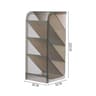 Matte Transparent Large Capacity Pen Holder  Oblique Desktop Stationery  Makeup Brush Storage Organ 9