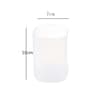 Matte Transparent Large Capacity Pen Holder  Oblique Desktop Stationery  Makeup Brush Storage Organ 10