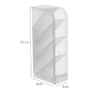 Matte Transparent Large Capacity Pen Holder  Oblique Desktop Stationery  Makeup Brush Storage Organ 6