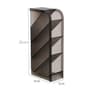 Matte Transparent Large Capacity Pen Holder  Oblique Desktop Stationery  Makeup Brush Storage Organ 7
