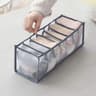 6711 Compartment Underwear Drawer Organizer  Fabric Mesh Bra Sock  Lingerie Storage Box 7