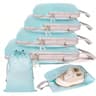 Ryanai Compressible Packing Cubes  Waterproof Nylon Travel Storage Bags With Handbag 9
