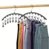 Curved Metal Yoga Pants Hanger With 10 Clips  SpaceSaving Leggings Organizer 7
