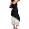 Combhasaki Floral Lace Satin HighLow Cami  Asymmetrical Silk Spaghetti Strap Flowy Top 6