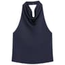 Womens Satin Halter Backless Corset Top  Elegant Summer Sexy Tank 8