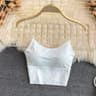 SilkBreeze Ice Silk BuiltIn Bra Crop Camisole For Women 9