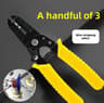 Multifunction Wire Crimper  Stripper  Electrician Cable Cutting  Terminal Crimping Tool 8