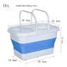 AquaFold Collapsible Fishing Bucket  Large Capacity Folding Water Basin For Car Wash  Outdoor Use 6