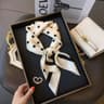 276in Luxury SilkFeel Square Scarf  Soft Satin Hairband Neckerchief  Bag Ribbon 6