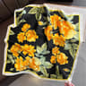 Elegant Lightweight Square Silk Scarf  Breathable Womens Neck  Hair Wrap 15