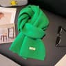Premium Wool Knitted Winter Scarf  Thick Warm CashmereFeel Pashmina Shawl 15
