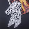 Luxury Animal Print Silk Skinny Scarf  Designer Bag Ribbon  Fashion Hair Tie 9