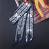 Luxury Animal Print Silk Skinny Scarf  Designer Bag Ribbon  Fashion Hair Tie 21