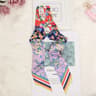 Horse Print Skinny Silk Scarf For Women  Luxury Designer Bag  Hair Tie Ribbon 15