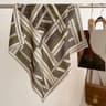 Pure Cotton Square Scarf For Women  Soft Printed Neck  Hair Foulard 15