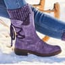 Womens Winter MidCalf Snow Boots  Suede Warm Fashion Thigh High Cold Weather Shoes 9