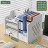 MultiLayer Desktop Storage Box With Lock  Office File Drawer  Workstation Organizer Rack 13