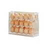 3Layer Refrigerator Egg Storage Box  Side Door Reversible Egg Organizer Tray 8