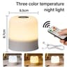 Rechargeable RGB Touch Night Light Table Lamp  Dimmable Bedside Lamp With Remote Control 7