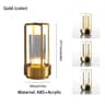 Rechargeable Wireless LED Table Lamp  Touch Sensor Dimmable Restaurant  Bedside Desk Light 7