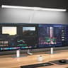 Double Head LED Desk Lamp With Clamp  Stepless Dimmable EyeCaring Monitor Reading Light 7
