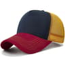 ColorBlock Mesh Trucker Baseball Cap  Breathable FivePanel Adjustable Snapback Hat 8