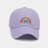 Rainbow Embroidered Adjustable Baseball Cap  Unisex Outdoor Sun Protection Hat 10