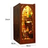 DIY Dollhouse Book Nook Kit  Wooden Puzzle Bookshelf Insert Decor 11